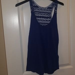 Lucky brand blue tank top